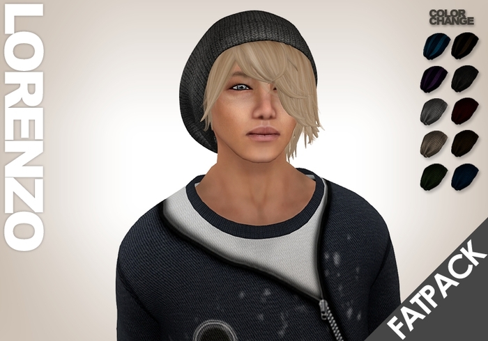 *Zanzo* Lorenzo hair (Fatpack / 20 colors)