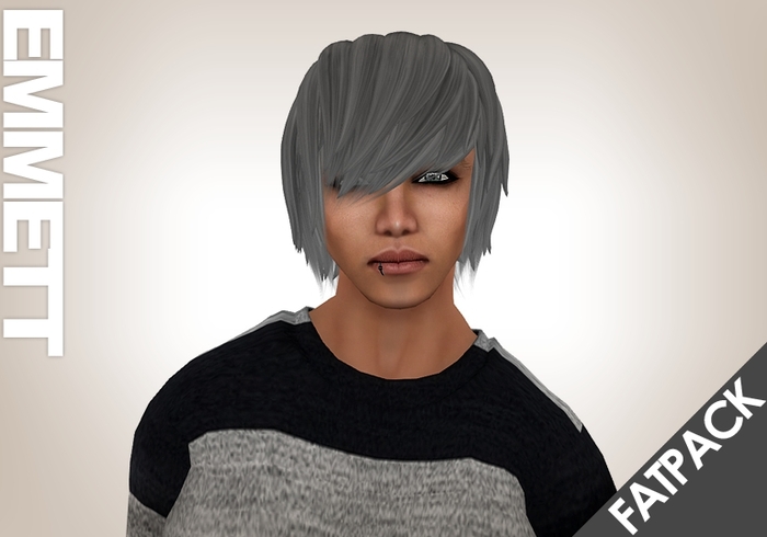 *Zanzo* Emmett hair (Fatpack / 20 colors)