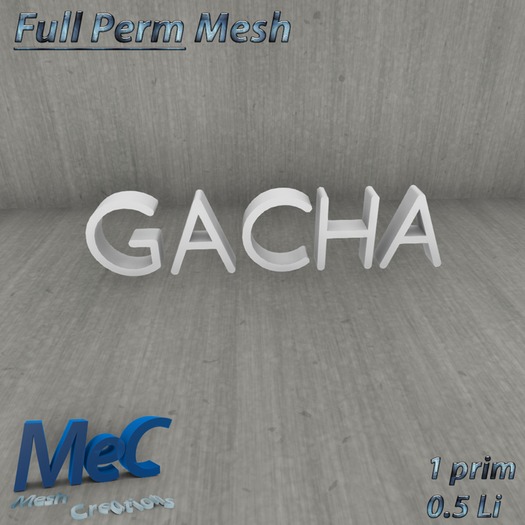 MeC - [GACHA] Mesh FULL PERM