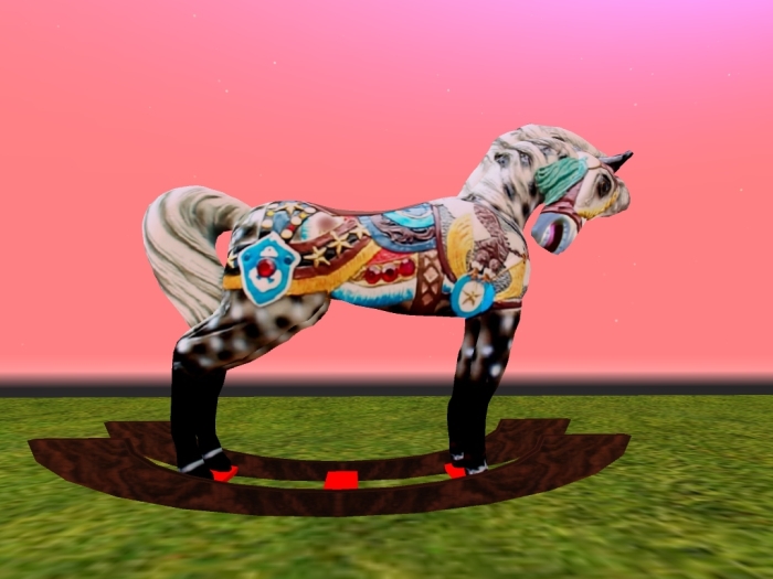 Rocking horse rideable