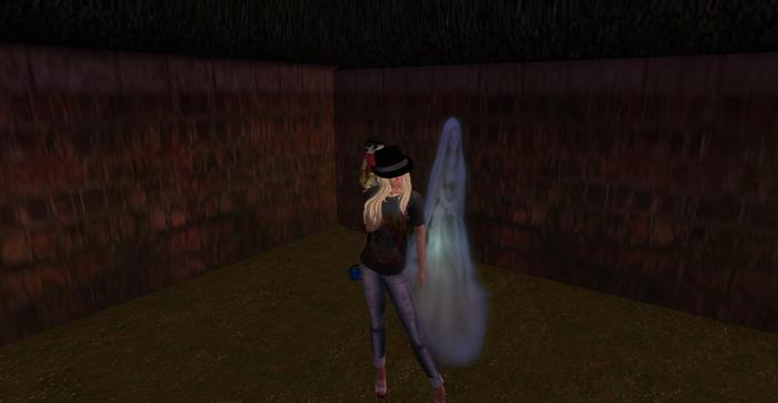 I'm Haunted Shrouded Woman