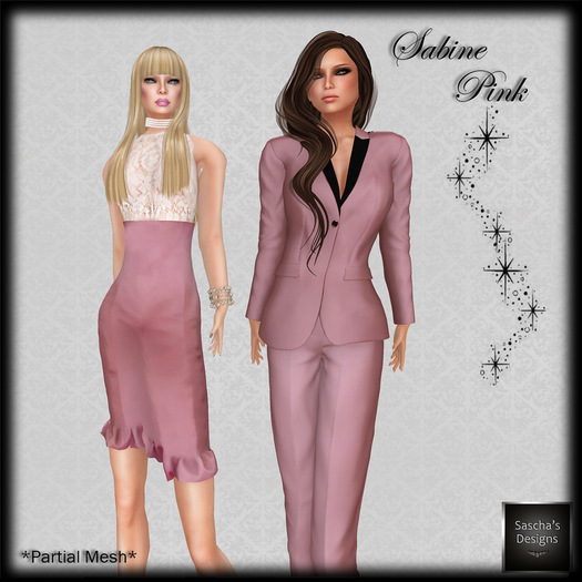 SAS - Sabine Pink Outfit (50% Mesh + Omega)
