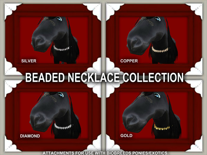 Ponies/Exotics Beaded Necklace Collection