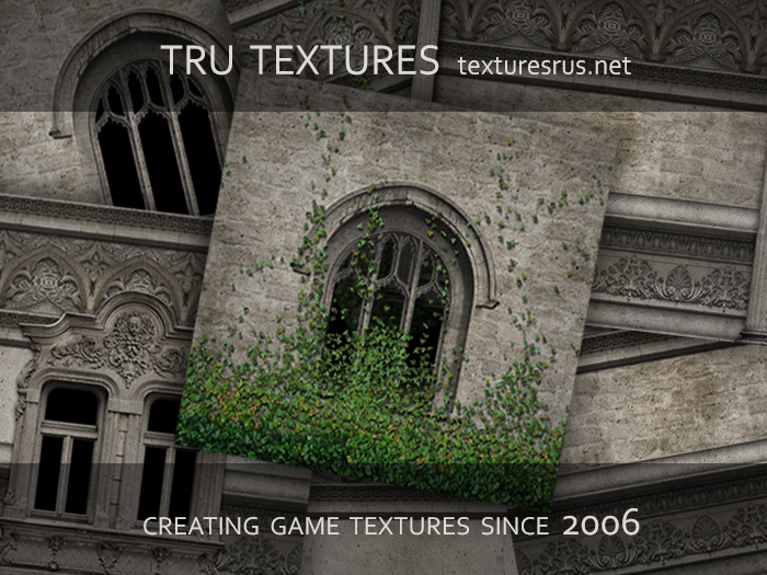 12542:July 10 - 21 x Architectural Baroque Castle Textures Set One - 1024 x 1024 Pixels