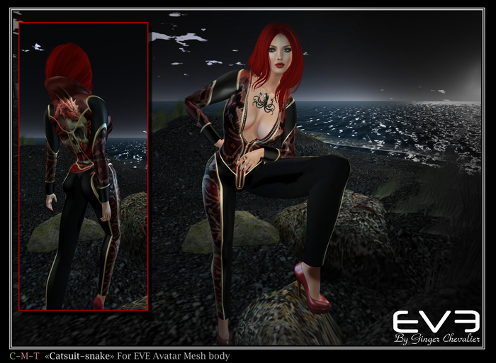 *!* EVE catsuit snake "for all version Pulpy & Slim "