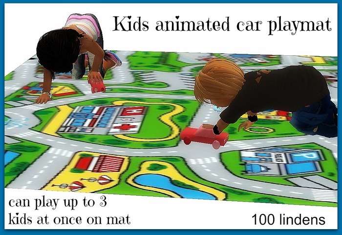 kIDS ANIMATED CAR PLAYMAT