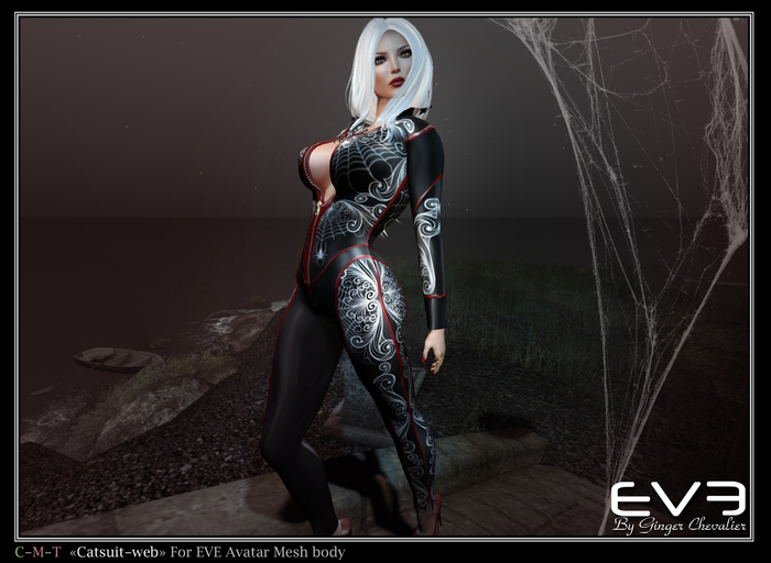 *!* EVE catsuit web "for all version Pulpy & Slim "