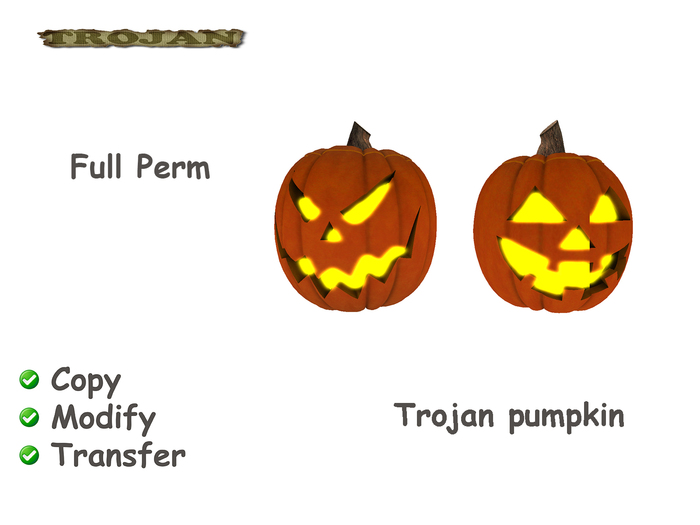 Trojan pumpkin