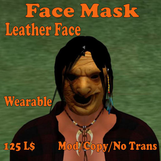 Face Mask Leather Face (MN)(Box)