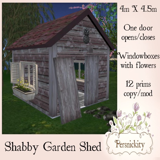 Shabby Garden Shed Boxed