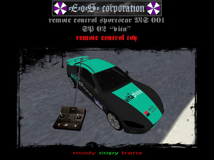 RC sportscar MS 001 SP 02 vita BOX
