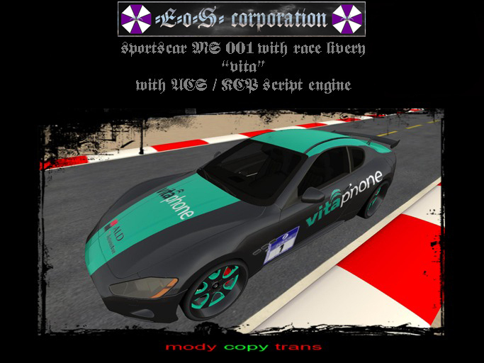 Sportscar MS 001 vita BOX