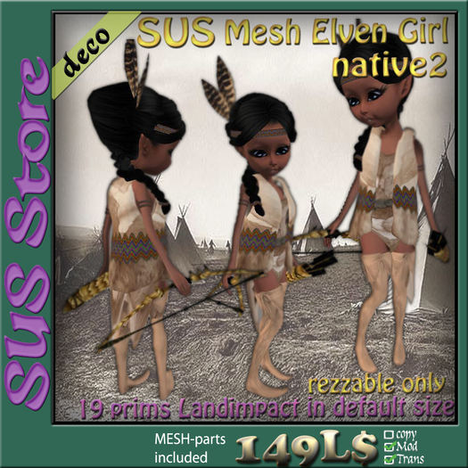 SUS Mesh Elven Girl native2 (19p)