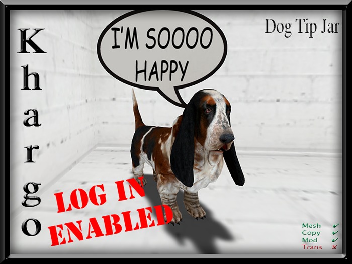 Dog Tip Jar / Tipjar - Log In Version for Clubs / Employees / Split Tips