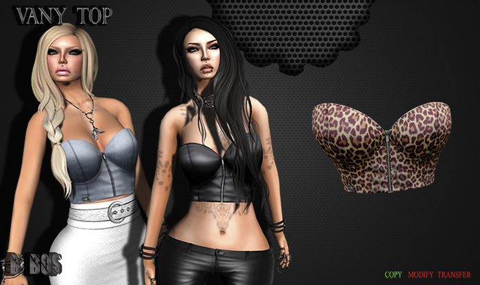 B BOS -Vany Top-Leopard-