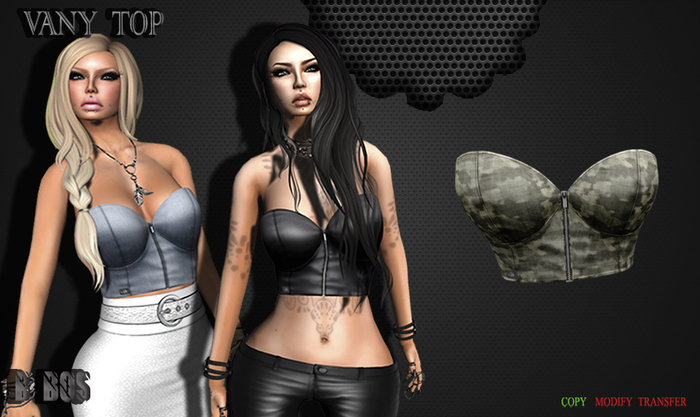 B BOS -Vany Top-Camo-