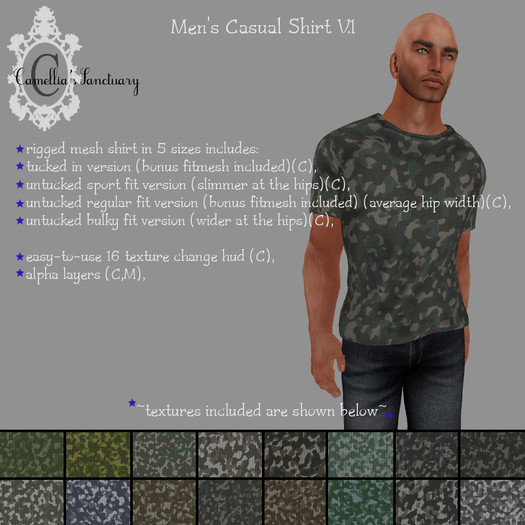 ::C S:: Men's Mesh Casual Shirt V.1
