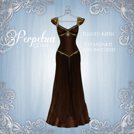 [K~*~S] Perpetua - Gown - Chocolate