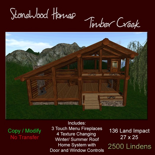The  Timber Creek Cabin, Rustic Color