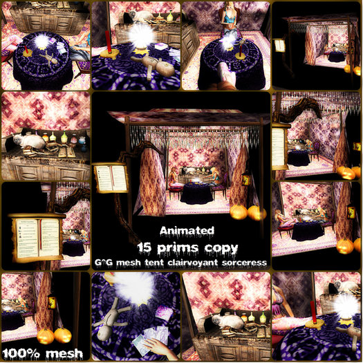 G^G mesh tent clairvoyant sorceress