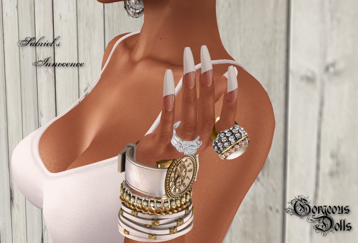 ~GD~Sabriel's Innocence(Tips) - TheMeshProject NATURAL Hands