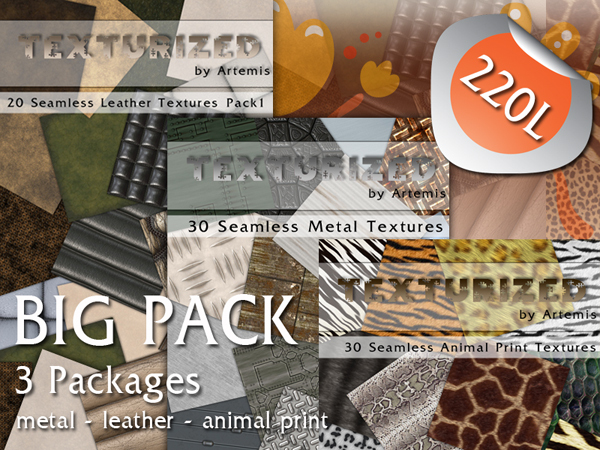 Texturized - Fabric Textures Big Pack 3 ON 1  Packages 2