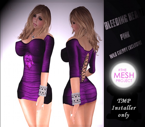 WC Bleeding Heart Dress Pink TMP