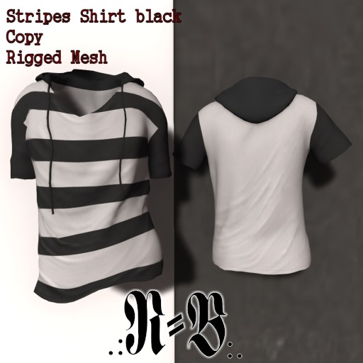 Stripes Shirt black demo