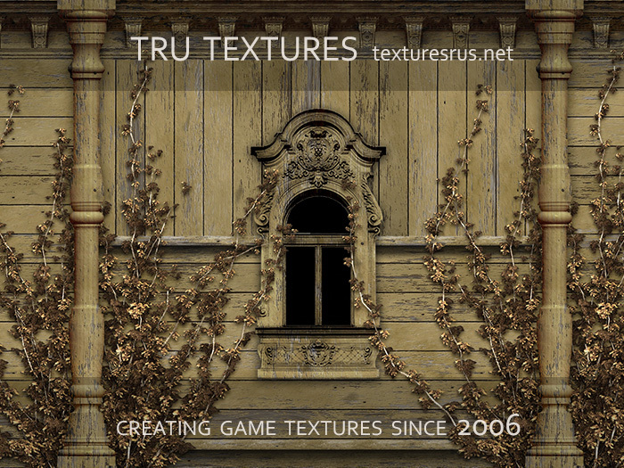 40 Victorian Themed Seamless House Textures Collection - 1024 x 1024 Pixels