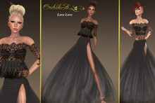 ** Orchidea ** LOVE LOVE  black