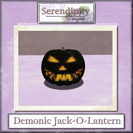 Serendipity Design - Demonic Jack O Lantern