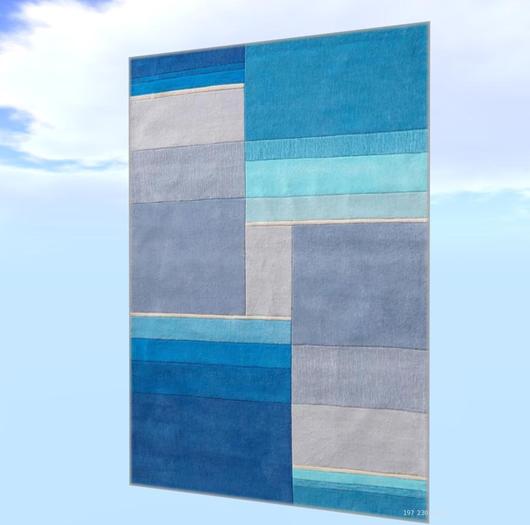 RUG MODERN BLUE 18, V