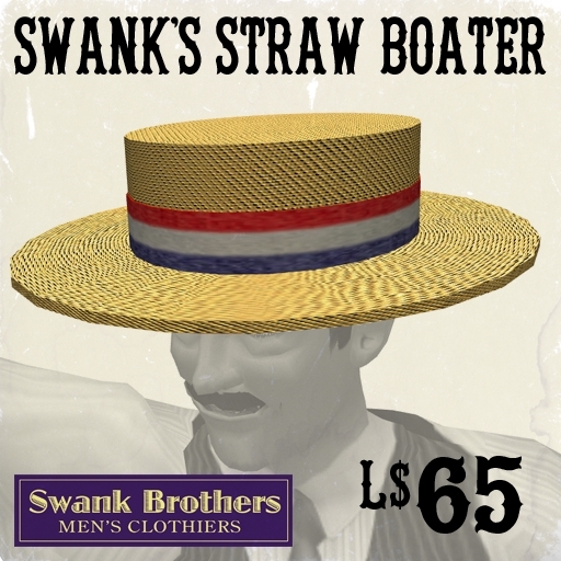 Swank's Straw Boater