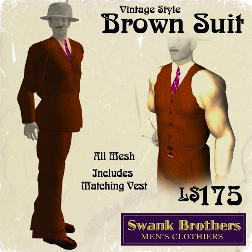 Swank Brown Suit