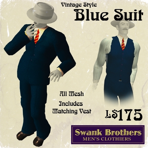 Swank Blue Suit