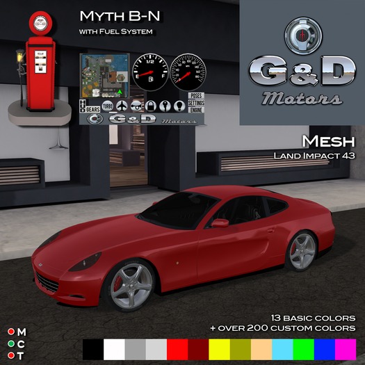 G&D MOTORS Myth B-N