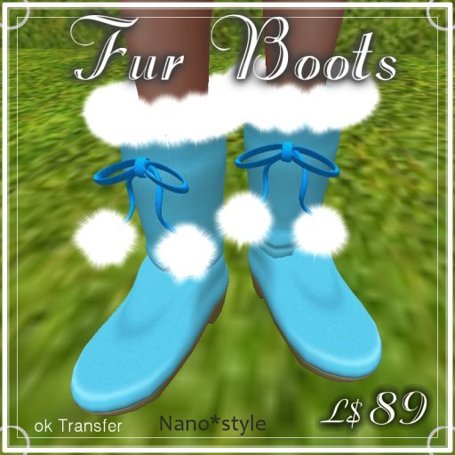 Fur Boots (SKY)