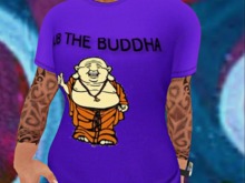 Men's Rub The Buddha Purple Shirt