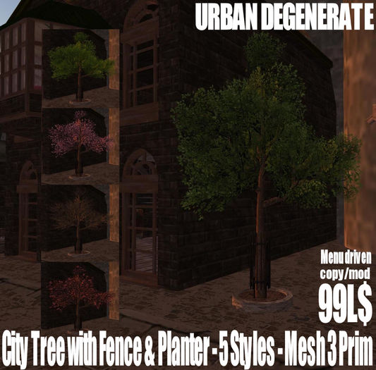 CITY TREE 5 STYLES (SCRIPTED)