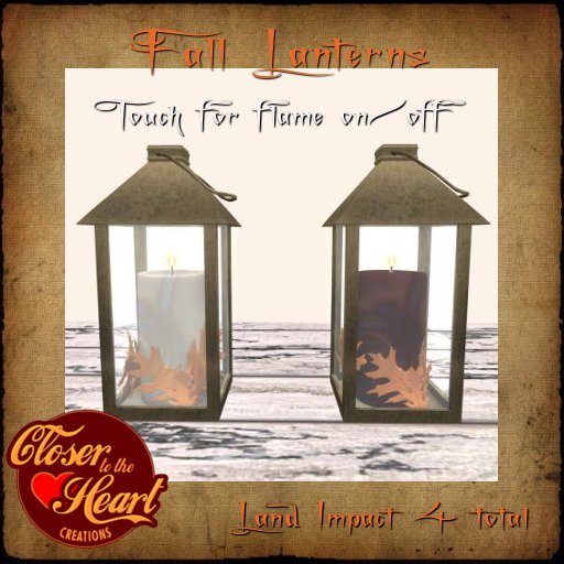 Fall Lantern Candles BOXED