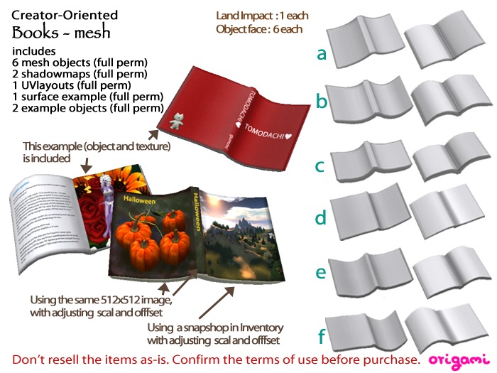 origami~* Books - mesh