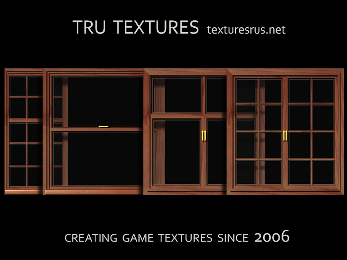 Second Life Marketplace - 23886: CM - 9 x Interior Exterior Window ...