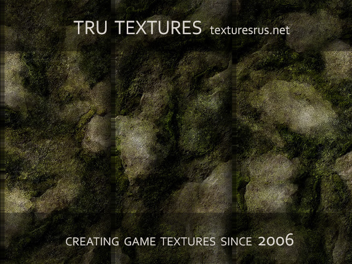 Second Life Marketplace - 13052: 10 x Seamless Wet Mossy Rock & Terrain ...