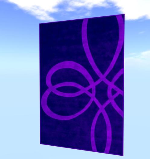 RUG MODERN BLUE-PURPLE 25, V