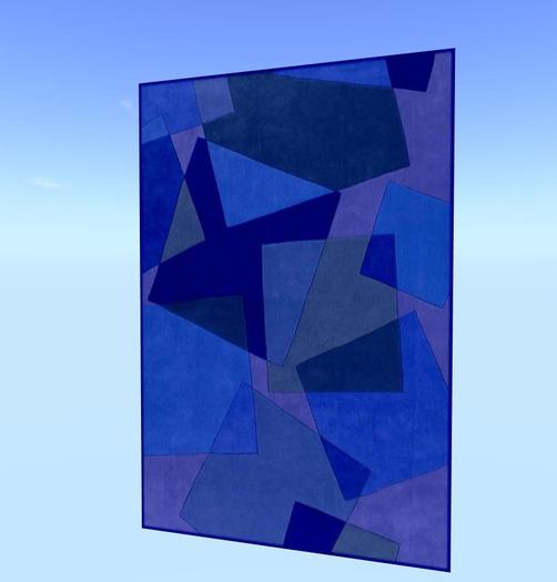 RUG MODERN BLUE 31, V