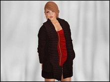 *Faithless * - Maroon Oversized Cardigan