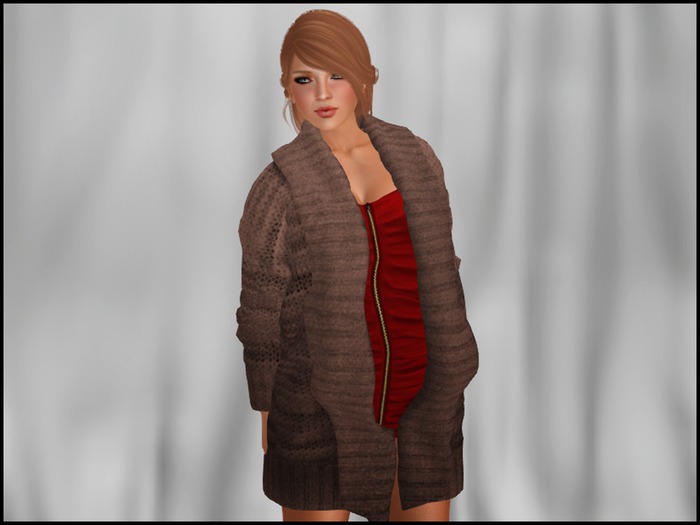 *Faithless* - Brown Oversized Cardigan