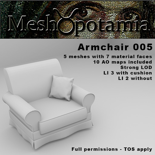 Meshopotamia Armchair 005 w AO