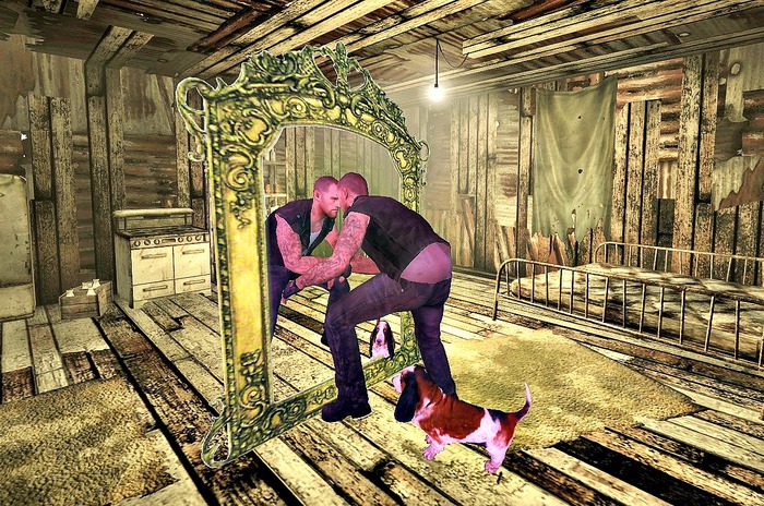 Man in the Mirror Statue