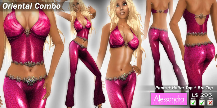 ALESSANDRA - Latex Oriental ComboPINK